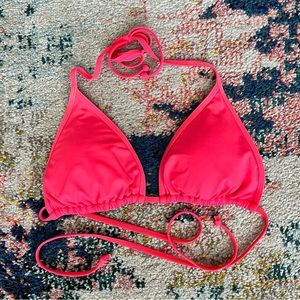 Coral triangle bikini top